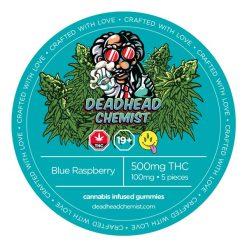 Blue Raspberry Thc Gummies 500Mg