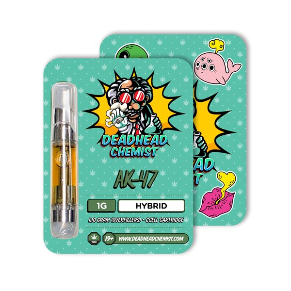 Deadhead Chemist THC Vape Cartridge 1G | AK-47 Hybrid