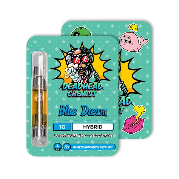 Deadhead Chemist THC Vape Cartridge 1G | Blue Dream Hybrid