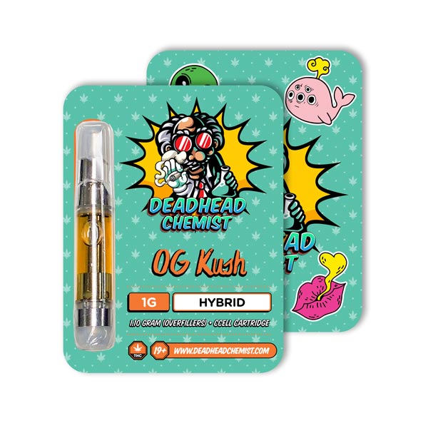 Deadhead Chemist THC Vape Cartridge 1G | OG Kush Hybrid
