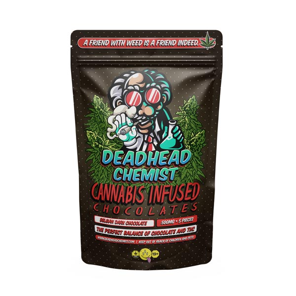Belgian Dark Chocolate 500MG THC